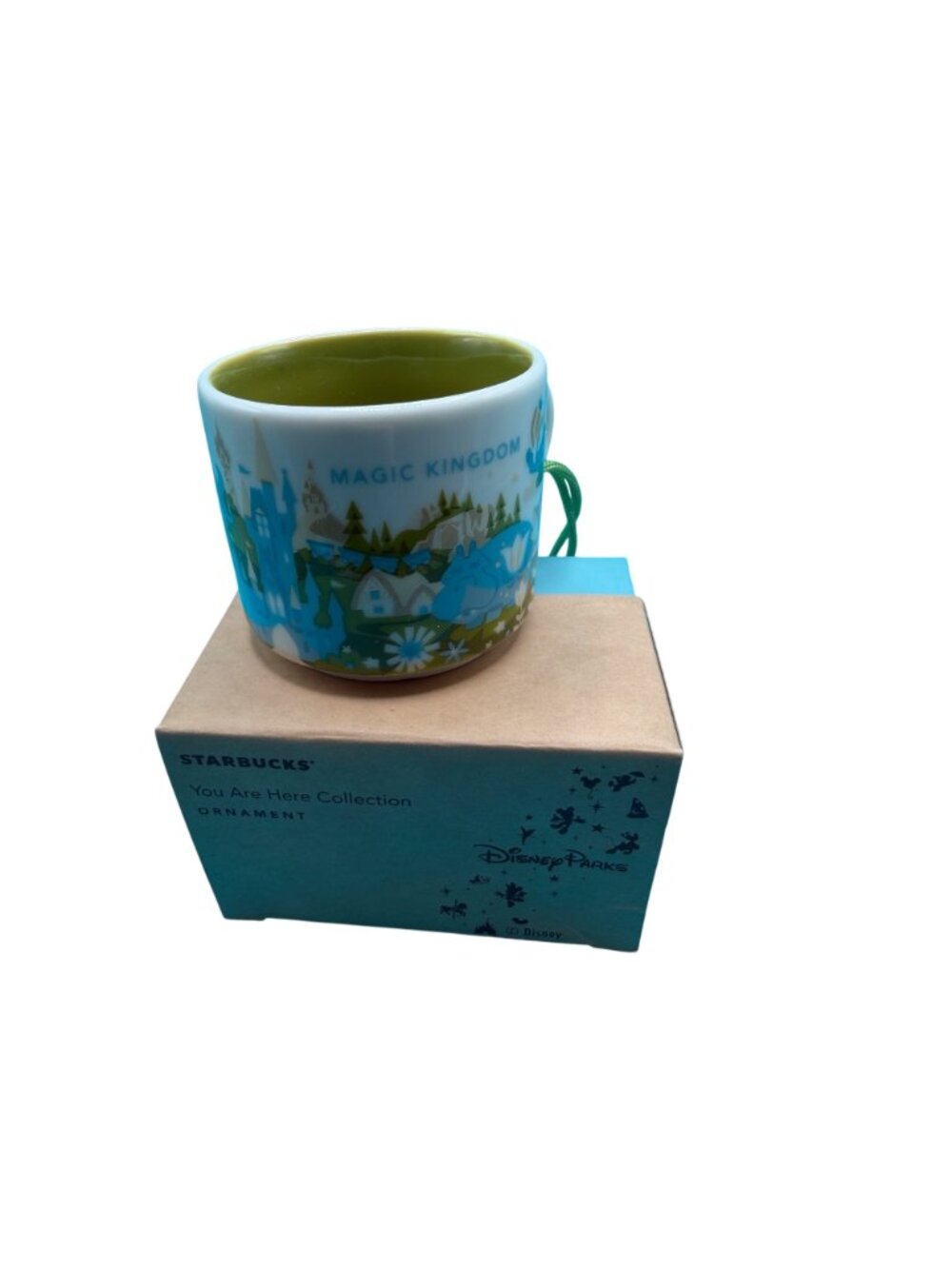 Disney Parks Starbucks‎ Magic Kingdom Ornament Mug 2nd Small Wolrd NIB - Picture 3 of 10
